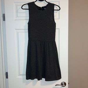 ONLY Dark Grey Fitted Dress Zip Back Size S